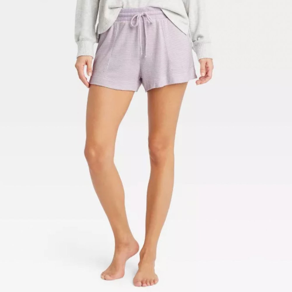 NWT Striped Perfectly Cozy Lounge Shorts